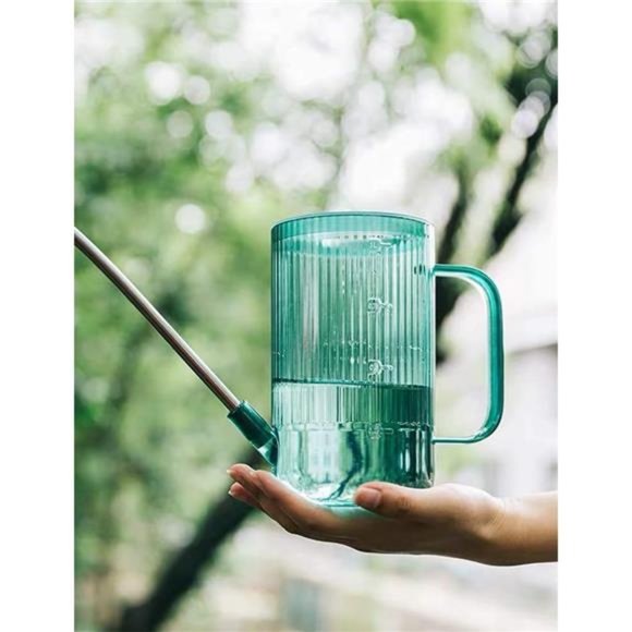 Small Watering Can w/ Long Spout for Flowers, Succulents 34oz - Picture 2 of 7